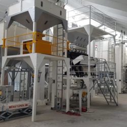 Линия по очистке нута до четырёх тонн в час