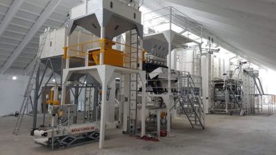 Линия по очистке нута до четырёх тонн в час