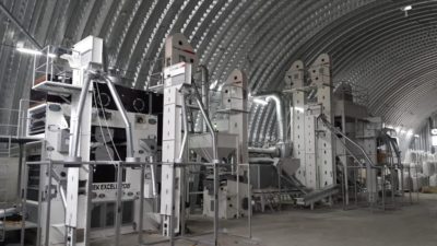 Линия по переработке бобовых культур из Украины
