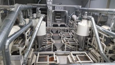 линия по шелушению семян подсолнечника