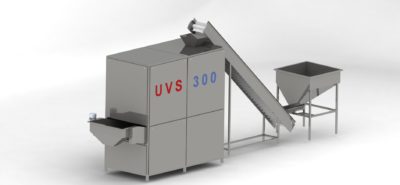 Линия ультразвукового вакуумного соления семечек и орехов UVS 300 вид 2
